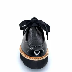 Masculin|Mocassins<Myma Mocassins 8065/00 Cuir Vernis Fripé Noir