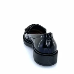 Elégant|Bijoux<Myma Mocassins 7822/00 Cuir Vernis Frippé Noir