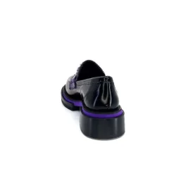 Elégant|Mocassins<Pertini Mocassins 32416 D7 Cuir Violet Noir