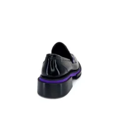 Elégant|Mocassins<Pertini Mocassins 32416 D7 Cuir Violet Noir