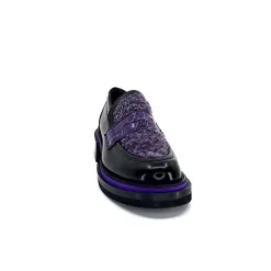 Elégant|Mocassins<Pertini Mocassins 32416 D7 Cuir Violet Noir