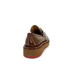 Elégant|Mocassins<Pertini Mocassins 32415 D1 Cuir Glacé Marron