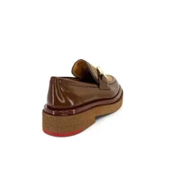 Elégant|Mocassins<Pertini Mocassins 32415 D1 Cuir Glacé Marron