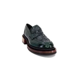 Elégant|Mocassins<Pertini Mocassins 32416 D8 Cuir Vernis Vert