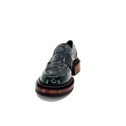 Elégant|Mocassins<Pertini Mocassins 32416 D8 Cuir Vernis Vert