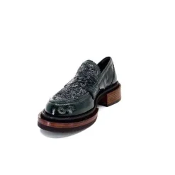 Elégant|Mocassins<Pertini Mocassins 32416 D8 Cuir Vernis Vert