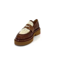 Mocassins<Pertini Mocassins 32416 D10 Cuir Marron