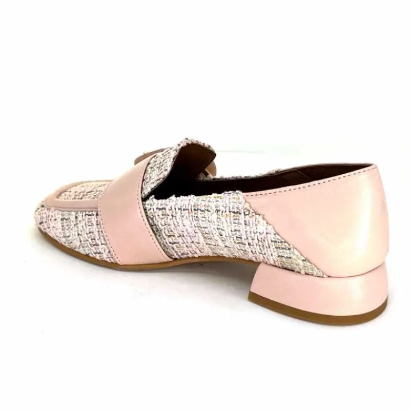 Elégant|Mocassins<Philippe Morvan Mocassins 5030 Pm01 Cuir & Textile Rose