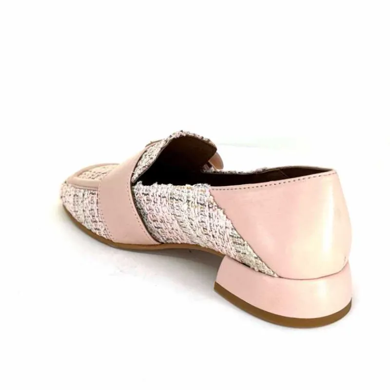 Elégant|Mocassins<Philippe Morvan Mocassins 5030 Pm01 Cuir & Textile Rose