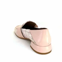 Elégant|Mocassins<Philippe Morvan Mocassins 5030 Pm01 Cuir & Textile Rose