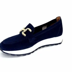 Sport Chic|Mocassins<Ivoire0209b Mocassins Plateforme Ivoire 12875 Daim Bleu Marine