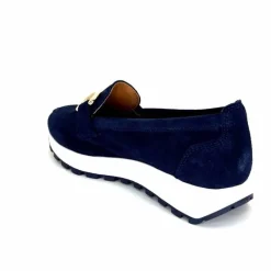 Sport Chic|Mocassins<Ivoire0209b Mocassins Plateforme Ivoire 12875 Daim Bleu Marine