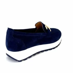 Sport Chic|Mocassins<Ivoire0209b Mocassins Plateforme Ivoire 12875 Daim Bleu Marine