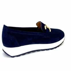 Sport Chic|Mocassins<Ivoire0209b Mocassins Plateforme Ivoire 12875 Daim Bleu Marine