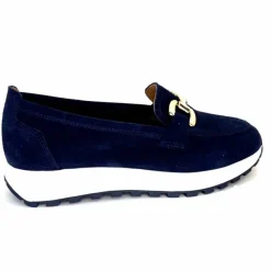 Sport Chic|Mocassins<Ivoire0209b Mocassins Plateforme Ivoire 12875 Daim Bleu Marine