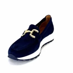 Sport Chic|Mocassins<Ivoire0209b Mocassins Plateforme Ivoire 12875 Daim Bleu Marine