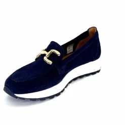 Sport Chic|Mocassins<Ivoire0209b Mocassins Plateforme Ivoire 12875 Daim Bleu Marine