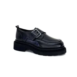 Masculin|Mocassins<398-ivoire Mocassins Plateforme Ivoire 3265-3315 Eva Cuir Noir