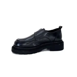 Masculin|Mocassins<398-ivoire Mocassins Plateforme Ivoire 3265-3315 Eva Cuir Noir