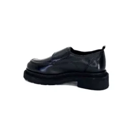Masculin|Mocassins<398-ivoire Mocassins Plateforme Ivoire 3265-3315 Eva Cuir Noir