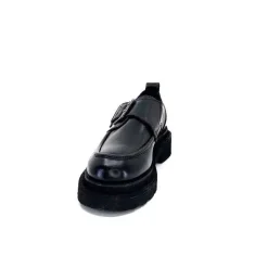 Masculin|Mocassins<398-ivoire Mocassins Plateforme Ivoire 3265-3315 Eva Cuir Noir