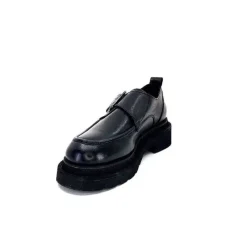 Masculin|Mocassins<398-ivoire Mocassins Plateforme Ivoire 3265-3315 Eva Cuir Noir