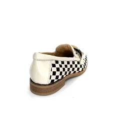 Décontracté|Mocassins<Softwaves Mocassins 8.3532-013 Cuir Noir Crème