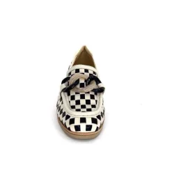 Décontracté|Mocassins<Softwaves Mocassins 8.3532-013 Cuir Noir Crème