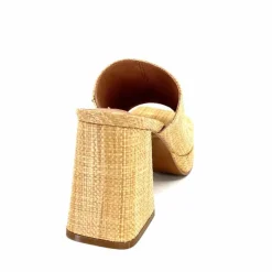 Vacances|Compensées & Plateformes<bibi lou - navima Mules à Talon Bibi Lou 621 Natural