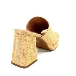 Vacances|Compensées & Plateformes<bibi lou - navima Mules à Talon Bibi Lou 621 Natural