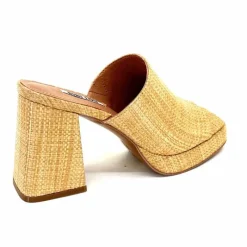 Vacances|Compensées & Plateformes<bibi lou - navima Mules à Talon Bibi Lou 621 Natural