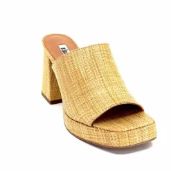 Vacances|Compensées & Plateformes<bibi lou - navima Mules à Talon Bibi Lou 621 Natural