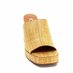 Vacances|Compensées & Plateformes<bibi lou - navima Mules à Talon Bibi Lou 621 Natural