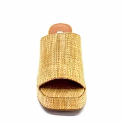 Vacances|Compensées & Plateformes<bibi lou - navima Mules à Talon Bibi Lou 621 Natural
