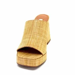 Vacances|Compensées & Plateformes<bibi lou - navima Mules à Talon Bibi Lou 621 Natural