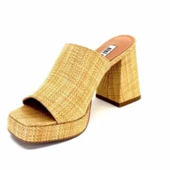 Vacances|Compensées & Plateformes<bibi lou - navima Mules à Talon Bibi Lou 621 Natural