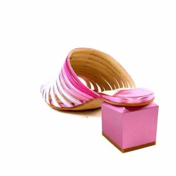 Vacances|Mules<ivoire-395 Mules à Talon Ivoire E10859 X Cuir Métal Dégrdé Argent Bleu Rose