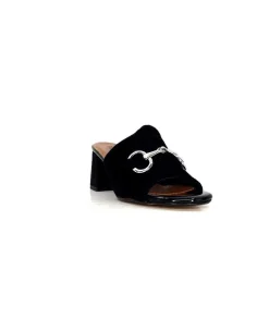 Elégant|Mules<Ivoire0334 Mules à Talon Ivoire F2298 Romagna Daim Noir