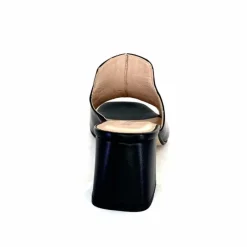 Talon|Mules<Ivoire0352 Mules à Talon Ivoire K166 Caraibi2 Cuir Noir