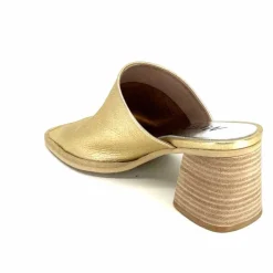 Vacances|Mules<Myma Mules à Talon 7770 Cuir Or