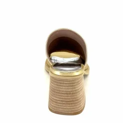 Vacances|Mules<Myma Mules à Talon 7770 Cuir Or