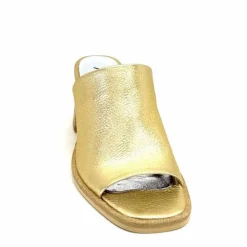 Vacances|Mules<Myma Mules à Talon 7770 Cuir Or