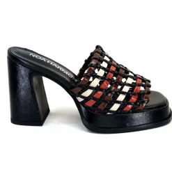 Talon|Féminin<noa harmon Mules à Talon 9711 M06 Cuir Multicolore Noir