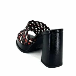 Talon|Féminin<noa harmon Mules à Talon 9711 M06 Cuir Multicolore Noir