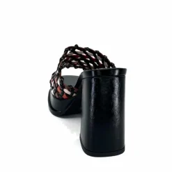 Talon|Féminin<noa harmon Mules à Talon 9711 M06 Cuir Multicolore Noir
