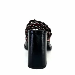 Talon|Féminin<noa harmon Mules à Talon 9711 M06 Cuir Multicolore Noir
