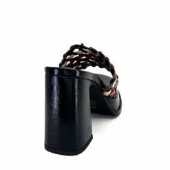 Talon|Féminin<noa harmon Mules à Talon 9711 M06 Cuir Multicolore Noir