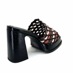 Talon|Féminin<noa harmon Mules à Talon 9711 M06 Cuir Multicolore Noir