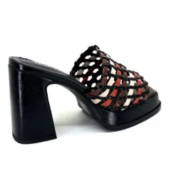 Talon|Féminin<noa harmon Mules à Talon 9711 M06 Cuir Multicolore Noir