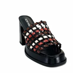 Talon|Féminin<noa harmon Mules à Talon 9711 M06 Cuir Multicolore Noir
